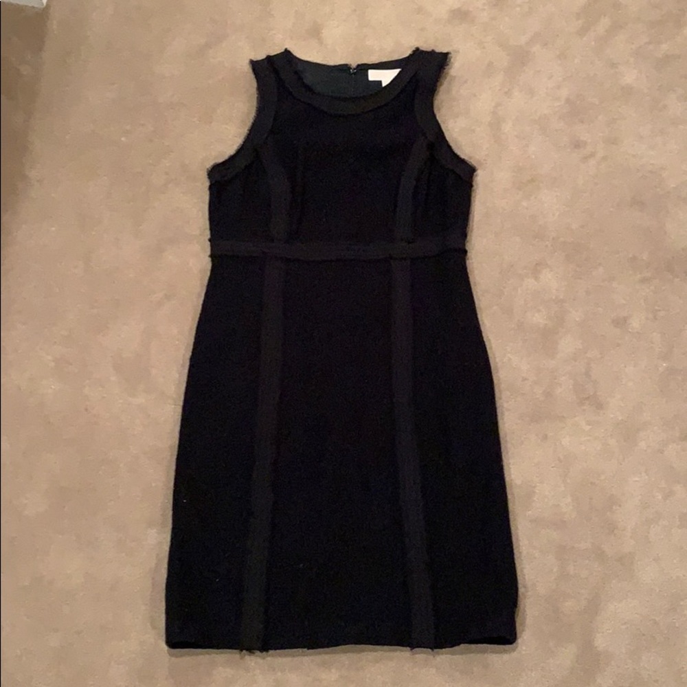 Michael Kors black tweed dress